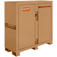 Model 111 Jobsite Cabinet with Padlock, Steel, 47.5 Cubic Feet, Tan Oxford Builders Supplies Inc