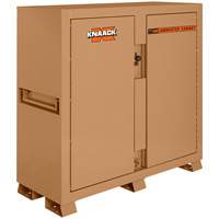 Model 109 Jobsite Cabinet with Padlock, Steel, 47.5 Cubic Feet, Tan Oxford Builders Supplies Inc