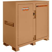 Model 139 Jobsite Cabinet with Padlock, Steel, 59.4 Cubic Feet, Tan Oxford Builders Supplies Inc