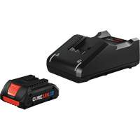 Trousse de d&eacute;part avec batterie et chargeur Advanced Power CORE18V 4 Ah, 18 V, Lithium-ion Oxford Builders Supplies Inc