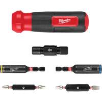 8-IN-1 Multi-Bit & Nut Driver with SHOCKWAVE Impact Duty Bits & Nut Drivers, 8-1/3" L, Cushion Grip Handle Oxford Builders Supplies Inc