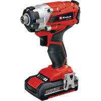 Cordless Impact Driver Kit, 1/4", 1240 in-lbs Max. Torque, 18 V, Lithium-Ion Oxford Builders Supplies Inc