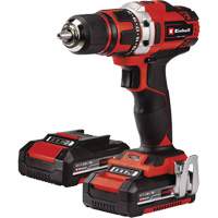 Cordless Drill/Driver Kit, Lithium-Ion, 18 V, 1/2" Chuck, 354 in-lbs Torque Oxford Builders Supplies Inc