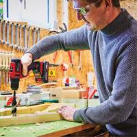 Cordless Drill/Driver Kit, Lithium-Ion, 18 V, 3/8" Chuck, 354 in-lbs Torque Oxford Builders Supplies Inc