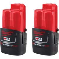 Batteries compactes M12 REDLITHIUM CP2.0, Lithium-ion, 12 V, 2 Ah Oxford Builders Supplies Inc