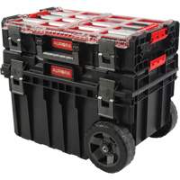 Ensemble roulant de coffres &agrave; outils Arx de 2 morceaux, 23-4/5" x 16" x 20-3/5", Noir Oxford Builders Supplies Inc