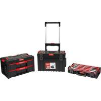 Ensemble de d&eacute;part roulant de coffres &agrave; outils Arx de 3 morceaux, 25-1/5" x 19" x 42-2/5", Noir Oxford Builders Supplies Inc