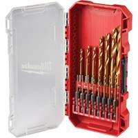 SHOCKWAVE Impact-Duty Drill Bit  Set, 15 Pieces, Titanium Oxford Builders Supplies Inc