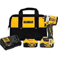 ATOMIC MAX* Cordless Impact Wrench With Hog Ring Anvil Kit, 20 V, 3/8" Socket Oxford Builders Supplies Inc