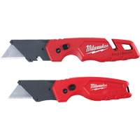 2-Piece FASTBACK Folding Utility Knife Set, Plastic Handle Oxford Builders Supplies Inc