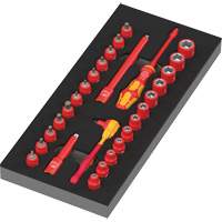 Foam Insert 8007 A VDE Zyklop VDE Ratchet Set 1, 1000 V, 30 Pcs Oxford Builders Supplies Inc