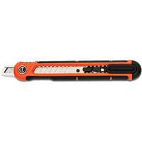 9mm Snap Off Blade Retractable Knife, Steel, Plastic Handle Oxford Builders Supplies Inc