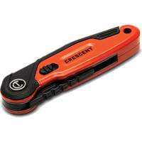 Folding Utility Knife, 1" Blade, Steel Blade, Aluminum Handle Oxford Builders Supplies Inc