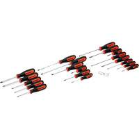 Dual Material Screwdriver Set, 20 Pcs. Oxford Builders Supplies Inc