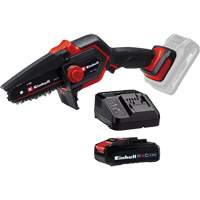 Cordless Compact Pruning Chain Saw with 2.5Ah Battery & Charger Starter Kit, 6", Battery Powered, 18 V Oxford Builders Supplies Inc