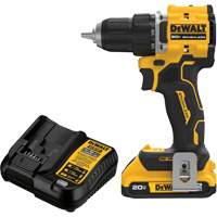Ensemble visseuse-perceuse sans fil et sans balai ATOMIC COMPACT SERIES, Lithium-ion, 20 V, Mandrin 1/2" Oxford Builders Supplies Inc