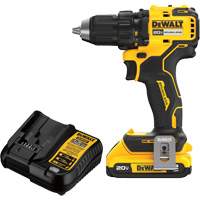 Ensemble de perceuse-visseuse sans fil et sans balai, Lithium-ion, 20 V, Mandrin 1/2" Oxford Builders Supplies Inc