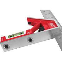 Magnetic Combination Square, 12" L, Stainless Steel, Plain Oxford Builders Supplies Inc