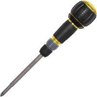 Tournevis &agrave; cliquet Fastbit Tru-Grip, embouts Phillips et &agrave; fente, 8-1/2" lo, Prise Plastique/Coussin&eacute;e Oxford Builders Supplies Inc