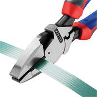 High Leverage Lineman's Pliers New England with Fish Tape Puller, Crimper & KNIPEXTEND Handle Oxford Builders Supplies Inc