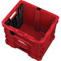 PACKOUT Wire Pulling XL Crate, 15-3/4" x 18-5/8" x 15", Black/Red Oxford Builders Supplies Inc