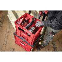 PACKOUT XL Crate, 15-3/4" x 18-5/8" x 15", Black/Red Oxford Builders Supplies Inc