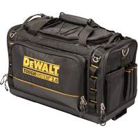 ToughSystem&reg; 2.0 Dirt Repellent Jobsite Tool Bag, 1680 Denier, 50 Pockets, Black/Yellow Oxford Builders Supplies Inc