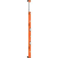 Heavy-Duty Extendable Plate Level, 12'/7' L, Aluminum, 3, Non-Magnetic Oxford Builders Supplies Inc