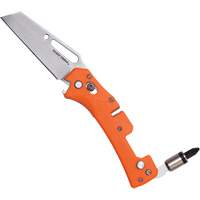 Couteau de poche d'&eacute;lectricien avec tournevis, 2-99/100" lame, lame en Acier inoxydable, poign&eacute;e en Plastique Oxford Builders Supplies Inc