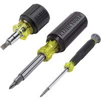 Ensemble de tourne-&eacute;crou & tournevis multi-foret 3 mcx, 12-63/100" lo, Prise Coussin&eacute;e Oxford Builders Supplies Inc