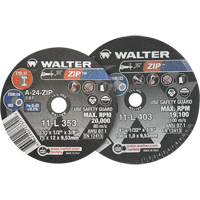 Zip Cut-Off Wheel, 4" x 1/4", 3/8" Arbor, Type 1 Oxford Builders Supplies Inc