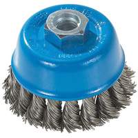 Knot-Twisted Wire Cup Brush, 3" Dia. x M14 Arbor Oxford Builders Supplies Inc