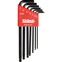 Balldrive L-Style Hex Key Set, 7 Pcs. Oxford Builders Supplies Inc