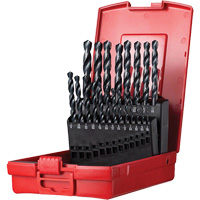 Jeu de forets s&eacute;rie courte combin&eacute;s robustes, 21 morceaux, Acier rapide Oxford Builders Supplies Inc