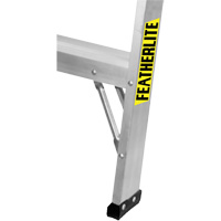 Industrial-Duty Sawhorse, 2' H x 31.9375" W x 23.50" D, 300 lbs. Capacity, Aluminum Oxford Builders Supplies Inc