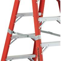 6600 AA Series Industrial Extra Heavy-Duty 2-Way Stepladders, Fibreglass, 375 lbs. Capacity, 4' Oxford Builders Supplies Inc