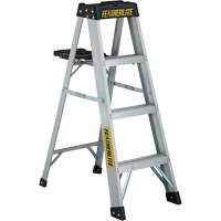 3400 Series Industrial Extra Heavy-Duty Step Ladder, 4', Aluminum, 300 lbs. Capacity, Type 1A Oxford Builders Supplies Inc