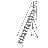 &eacute;chelles roulantes, 12 marches, Stri&eacute;, Hauteur 126" Oxford Builders Supplies Inc