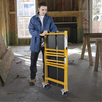 Jobsite Series 4' Basic Mini Scaffold Kit, Steel Frame, 41" D x 45-3/4" H Oxford Builders Supplies Inc