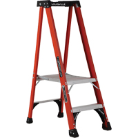 Industrial Extra Heavy-Duty Pro Platform Stepladders (FXP1800 Series), 2', 375 lbs. Cap. Oxford Builders Supplies Inc