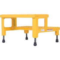 Adjustable Step-Mate Stand, 2 Step(s), 23-13/16" W x 22-7/8" L x 15-1/4" H, 500 lbs. Capacity Oxford Builders Supplies Inc
