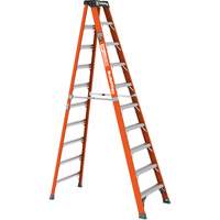 Escabeau, 10', Fibre de verre, Capacit&eacute; 375 lb, Type 1AA Oxford Builders Supplies Inc