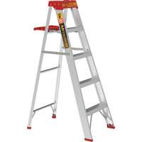 Step Ladder with Paint Tray, 5', Aluminum, 200 lbs. Capacity, Type 3 Oxford Builders Supplies Inc