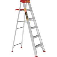 Step Ladder with Paint Tray, 6', Aluminum, 200 lbs. Capacity, Type 3 Oxford Builders Supplies Inc