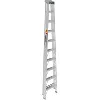 Step Ladder, 10', Aluminum, 225 lbs. Capacity, Type 2 Oxford Builders Supplies Inc
