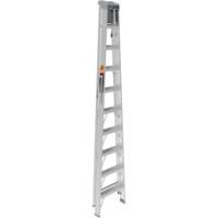 Step Ladder with Paint Tray, 10', Aluminum, 225 lbs. Capacity, Type 2 Oxford Builders Supplies Inc