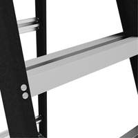 Step Ladder with Paint Tray, 10', Fibreglass, 250 lbs. Capacity, Type 1 Oxford Builders Supplies Inc