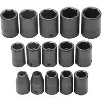 Jeu de douilles, Chocs, Prise 1/2", 6 pans Oxford Builders Supplies Inc
