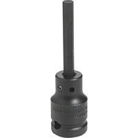 Impact Bit Socket, Hex, 12 mm x 3-1/4" L, 1/2" Drive Oxford Builders Supplies Inc