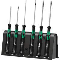 Micro Series Screwdriver Set with Rack, 6 Pcs. Oxford Builders Supplies Inc